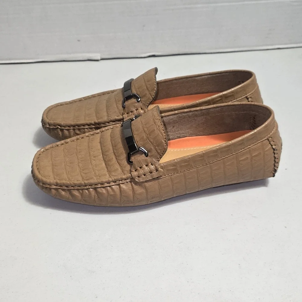 Jonsen Amy802A Brown Men's Loafer Boat Shoes Size 9.5 NWB
